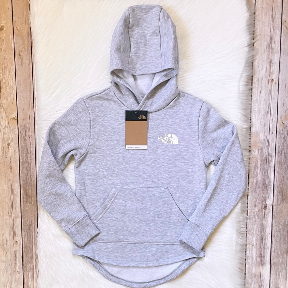 The North Face Girls’ Camp Pullover Grey Hoodie